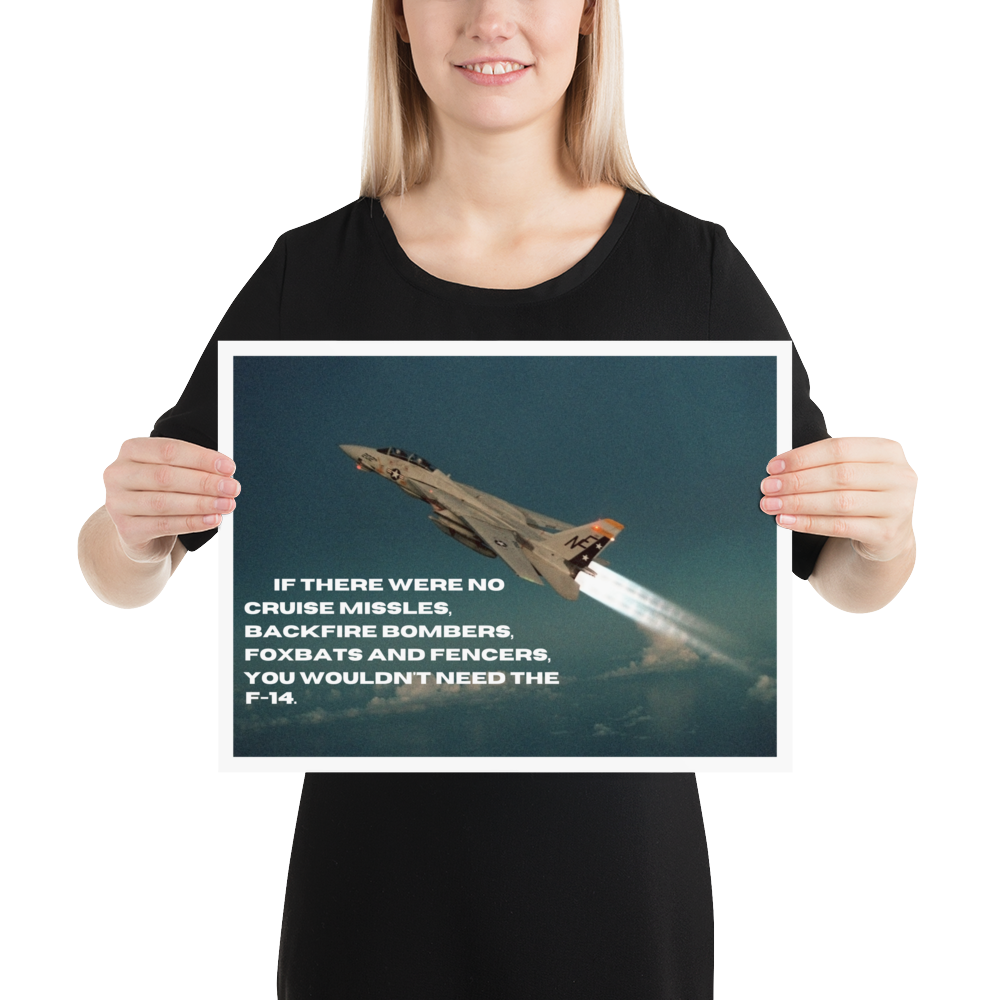 F-14 Tomcat Poster - MIL-CLUB APPAREL