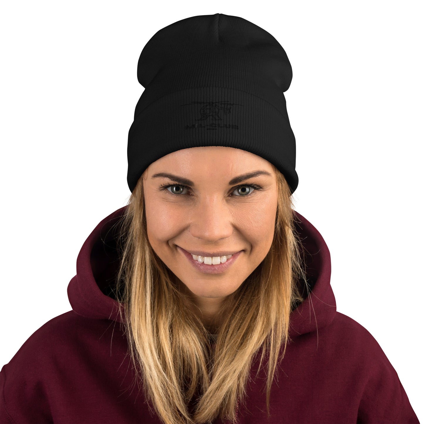 MH-6 MIL-CLUB Simple Embroidered Beanie - MIL-CLUB APPAREL