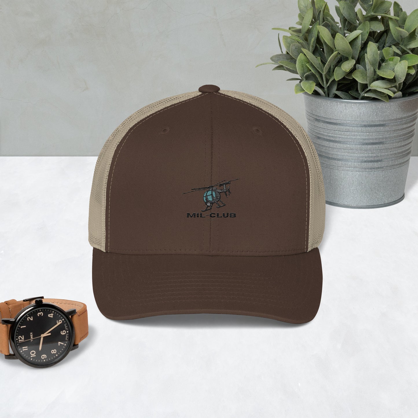 MH-6 MIL-CLUB Trucker Cap - MIL-CLUB APPAREL