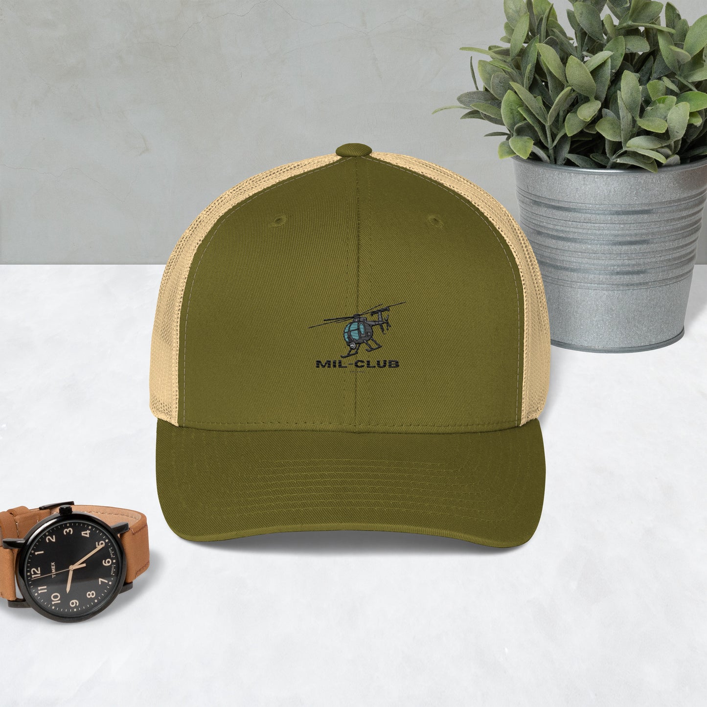 MH-6 MIL-CLUB Trucker Cap - MIL-CLUB APPAREL