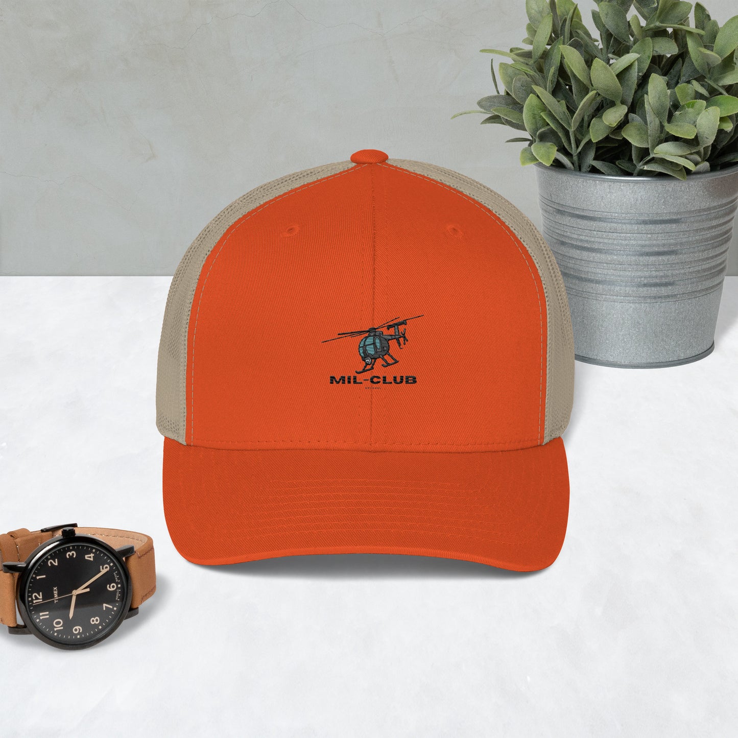 MH-6 MIL-CLUB Trucker Cap - MIL-CLUB APPAREL