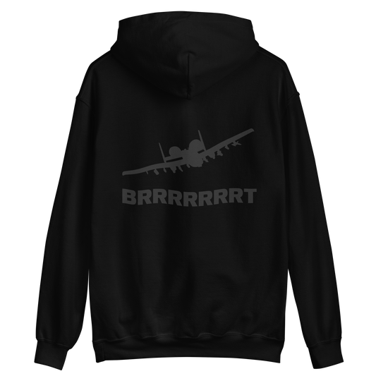 A-10 Warthog BRRRRRT Unisex Hoodie - MIL-CLUB APPAREL